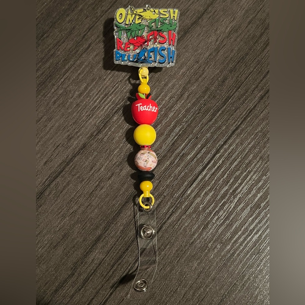 Teacher badge reel